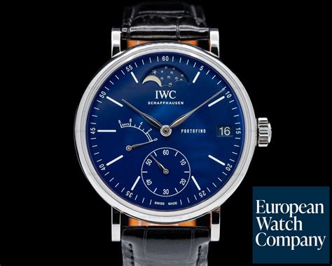 iwc portofino 8 days blue dial|IWC Portofino Hand.